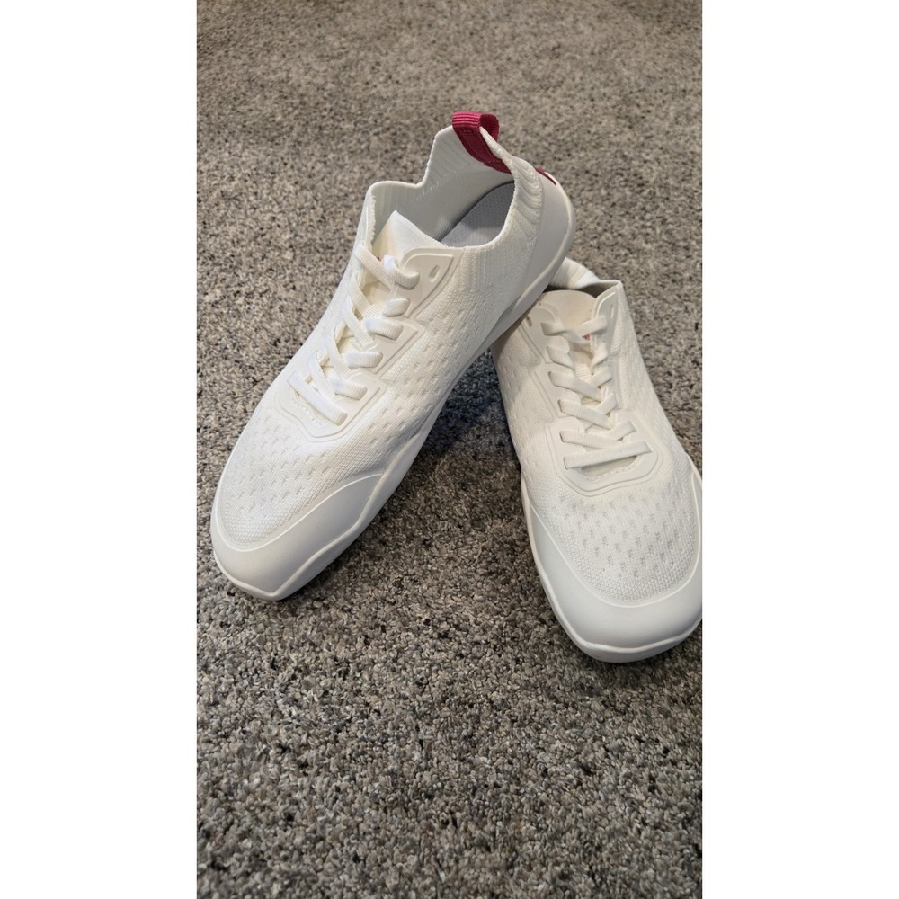 Peak Footwear Barefoot Shoes Womens 7 7.5 EU 38 White Pink Minimalist Wide Toe - Picture 2 of 8